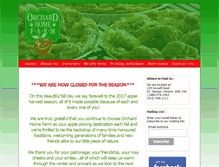 Tablet Screenshot of orchardhomefarm.com